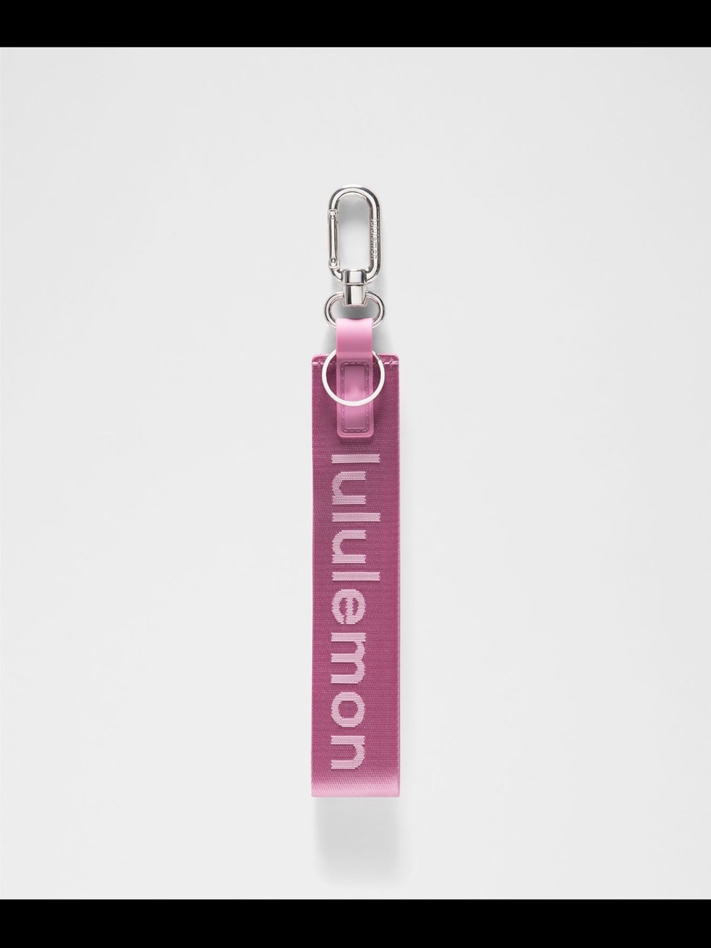 Lululemon Never Lost Keychain Sweet Sorbet/Pink Pearl/Silver NWT